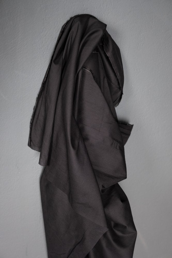 Remnant (Black Organic Cotton Voile)