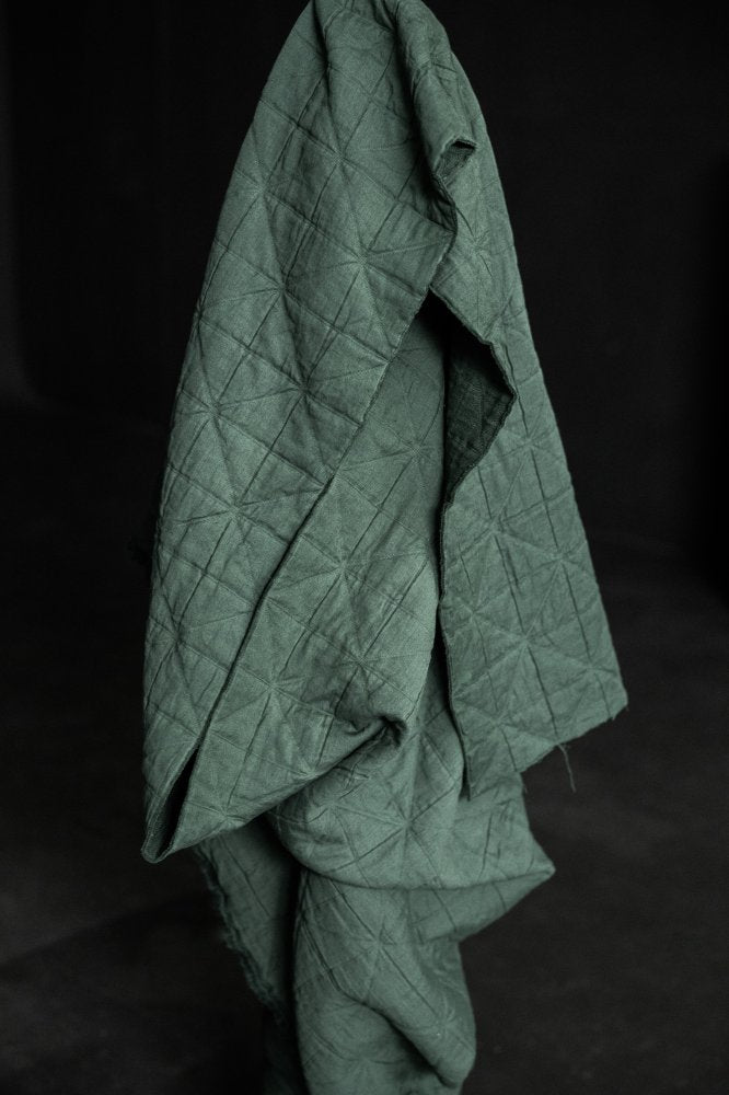 Remnant (Viridian Quilted Jacquard Cotton)