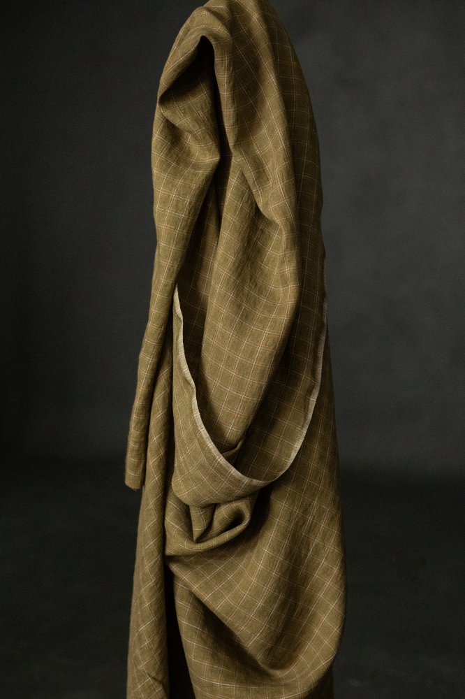 Remnant (All of a Flurry European Laundered Linen Check)