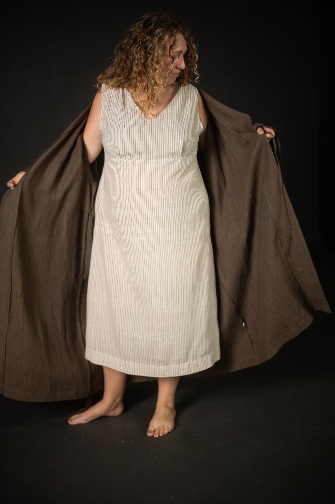 Handloom indian cotton slip dress