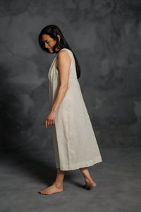 Handloom indian cotton slip dress