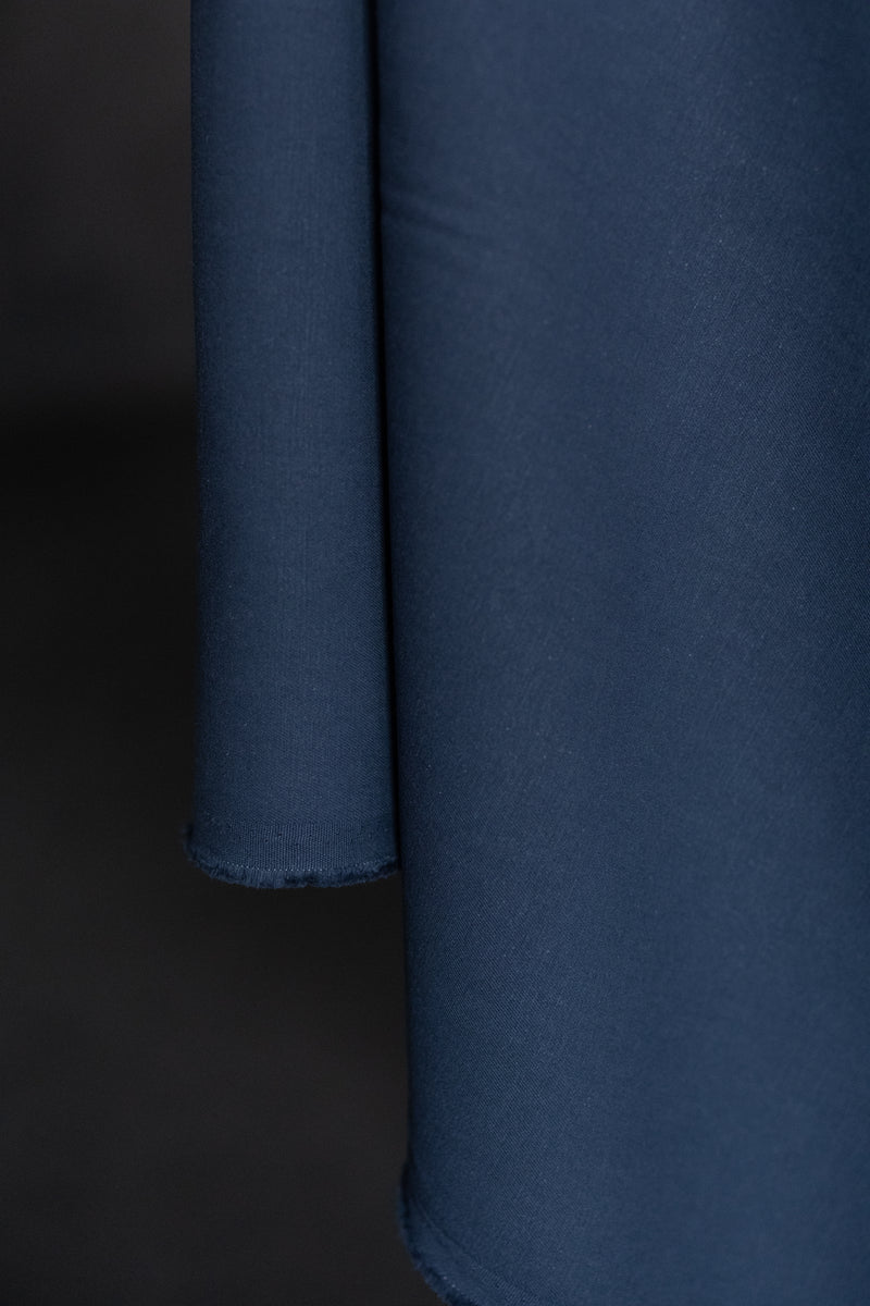 8oz Organic Sanded Twill - Noah Navy
