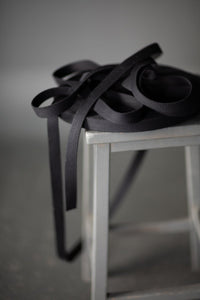 25mm Black Webbing