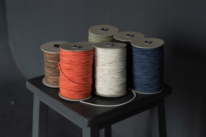 Recycled Cotton Elastic 3mm Hiker’s Stripe