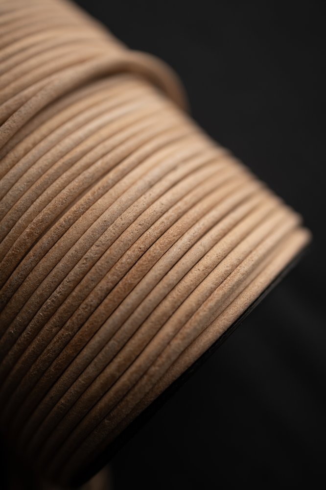 3mm Natural Leather Cord