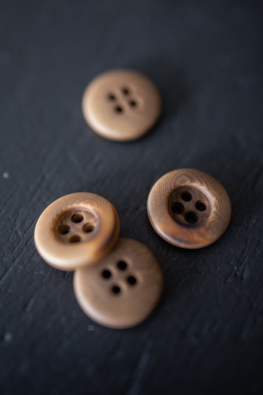 Corozo Button - Dusty Tan