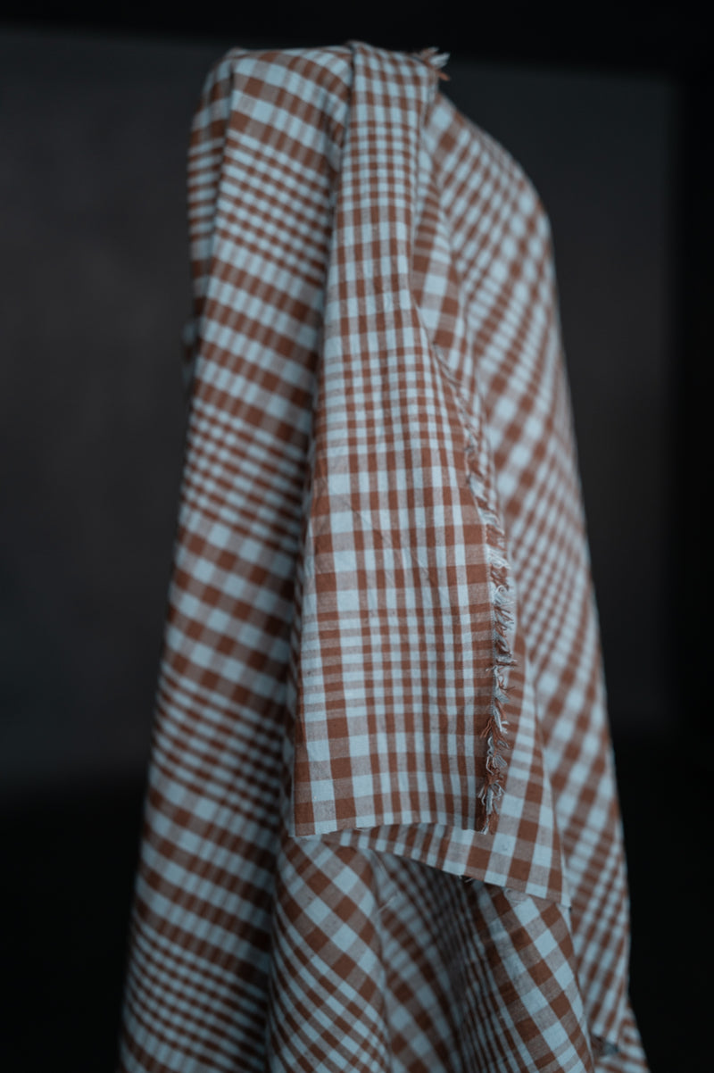 Organic Cotton/Linen - Frankie Check