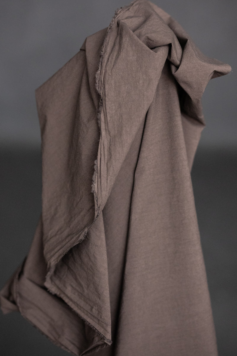 Japanese Cotton - Molten Cacao Triple Wash