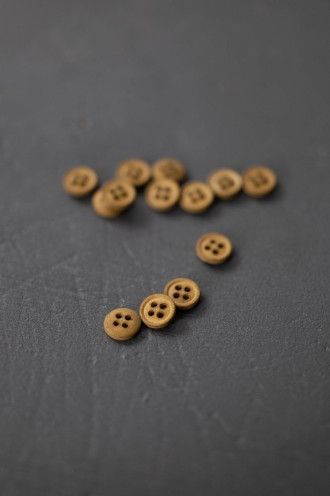 Cotton Button 11mm - Ginger
