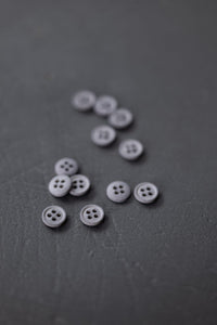 Cotton Button 11mm - Polar Grey