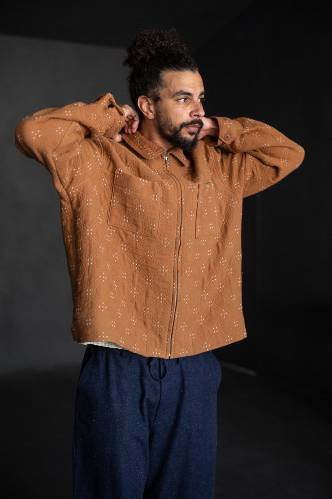 Quilted Cotton Jacquard - Goldie