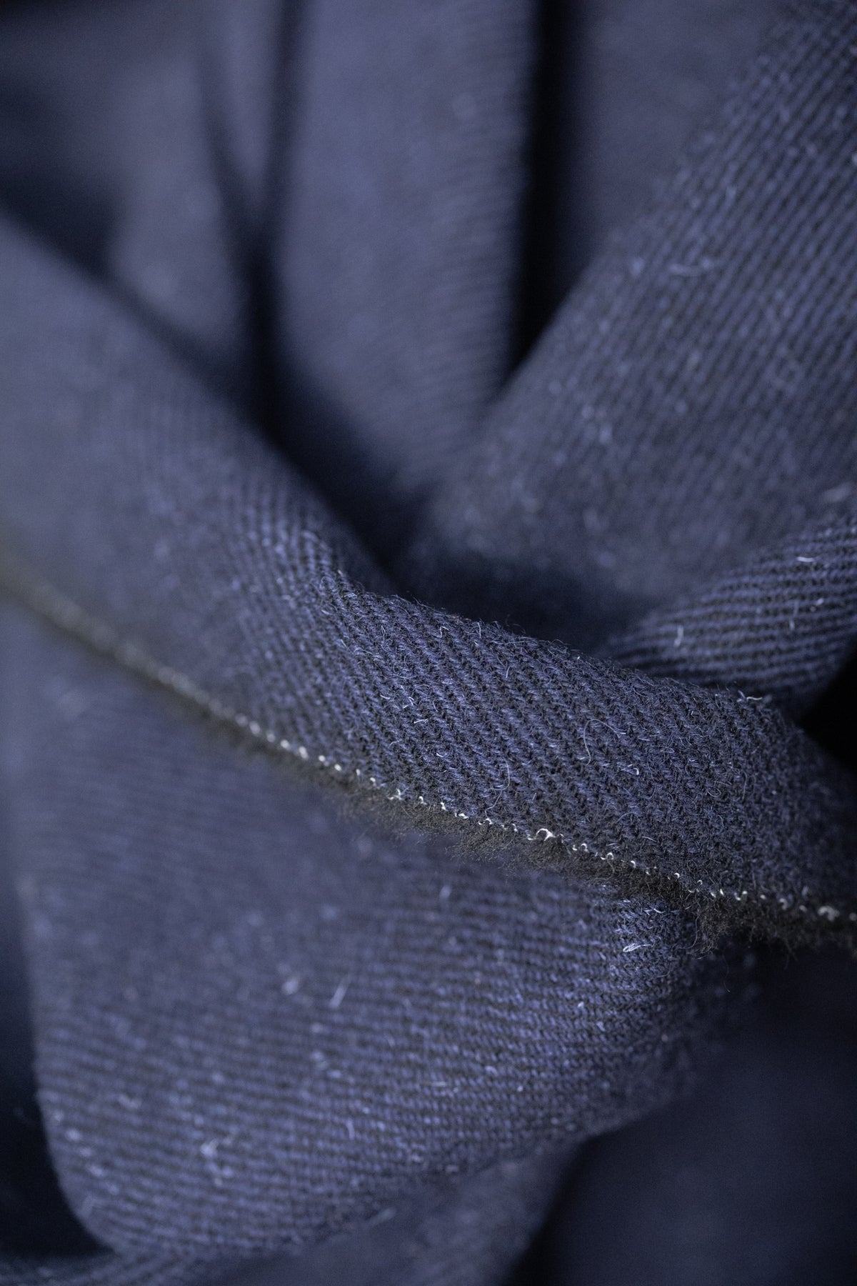 English Wool Twill - Indigo