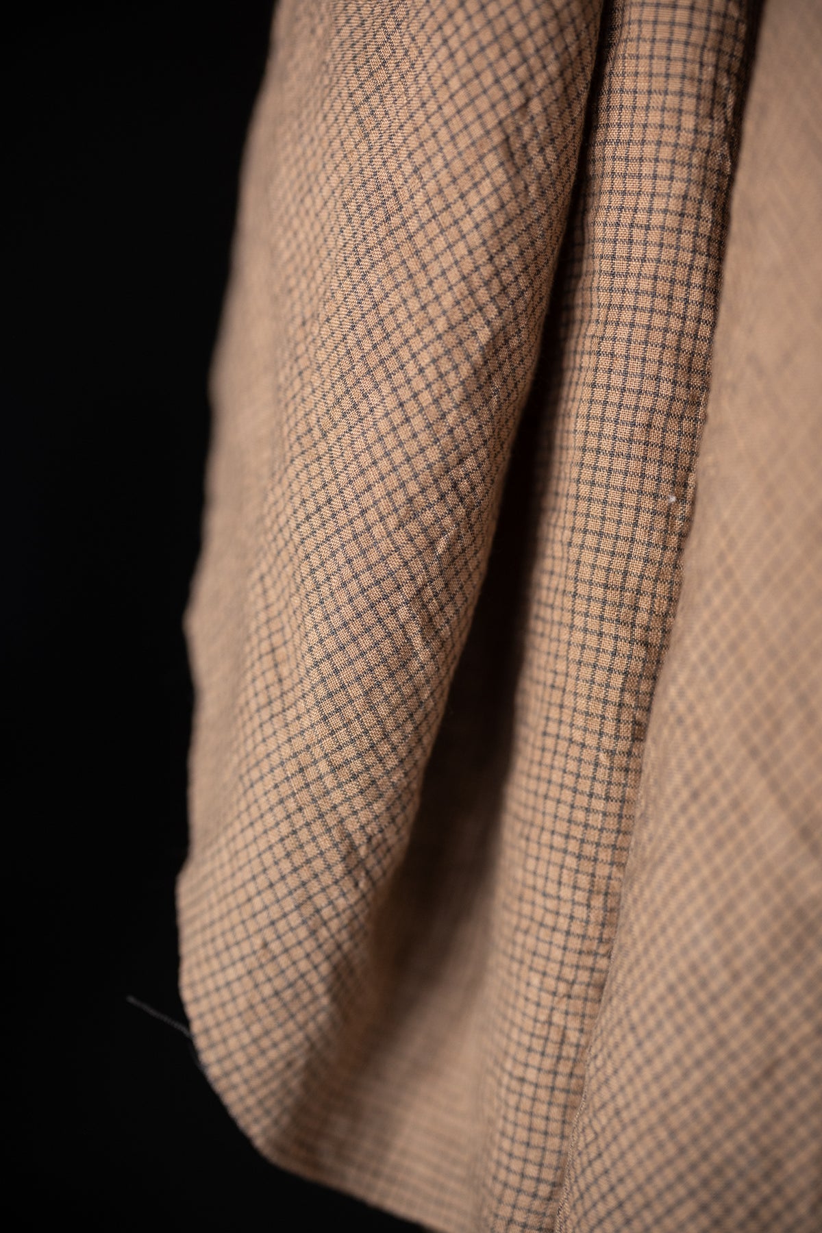 European Laundered Linen - Fudge Check