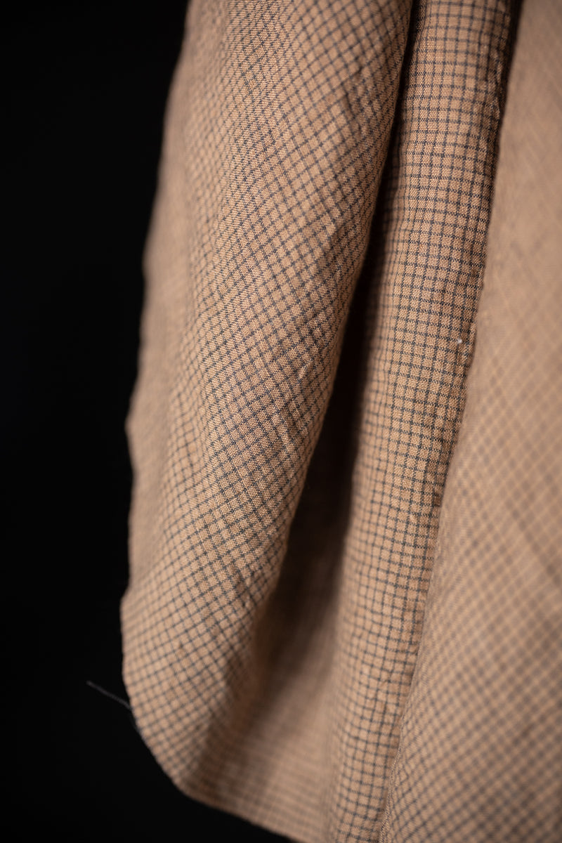 European Laundered Linen - Fudge Check