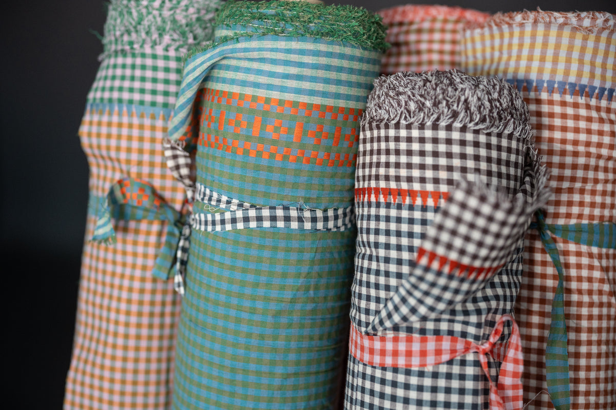 Woven Indian Cotton - Limelight