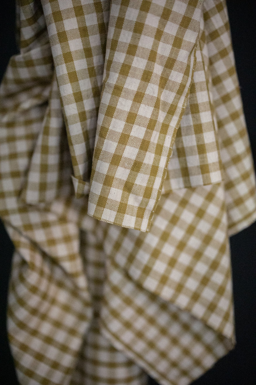 Handwoven Cotton Check - Limonada