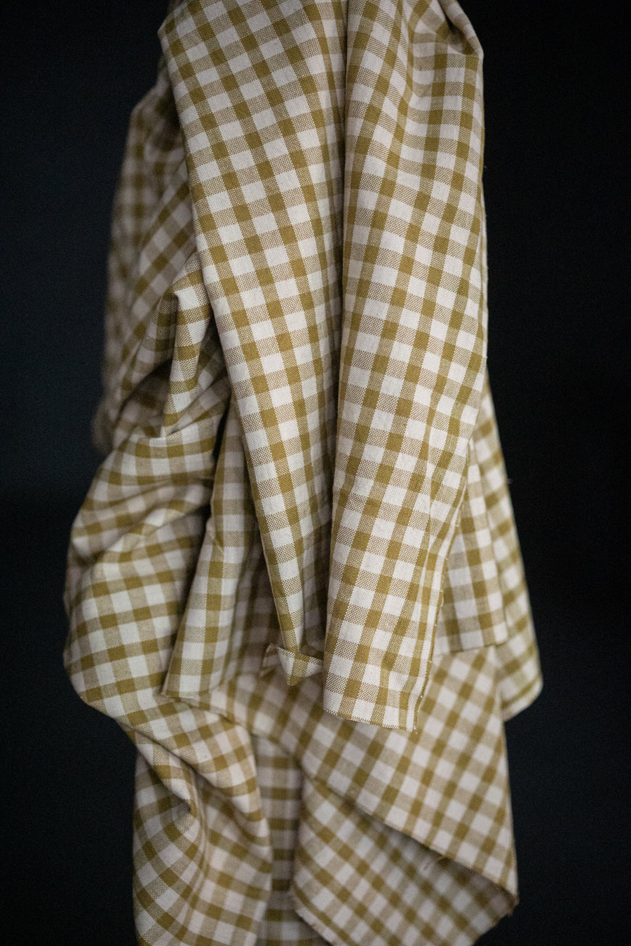 Handwoven Cotton Check - Limonada