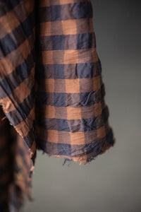 Organic Cotton Gingham Seersucker - Fairfield