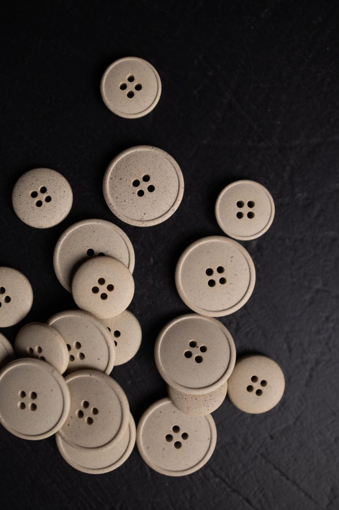 natural hemp buttons