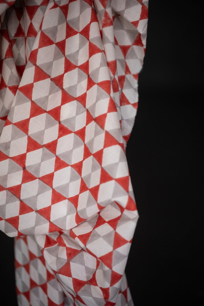 Indian Block Print Cotton - Kaleidoscope