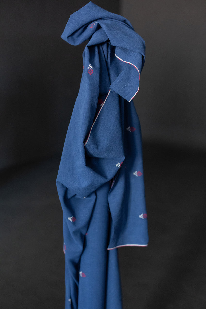 Extra Weft Handwoven Cotton - Little Light