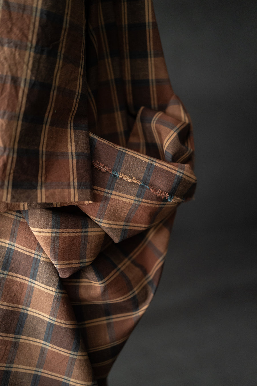 Remnant (Organic Cotton/Linen Mallion Check)