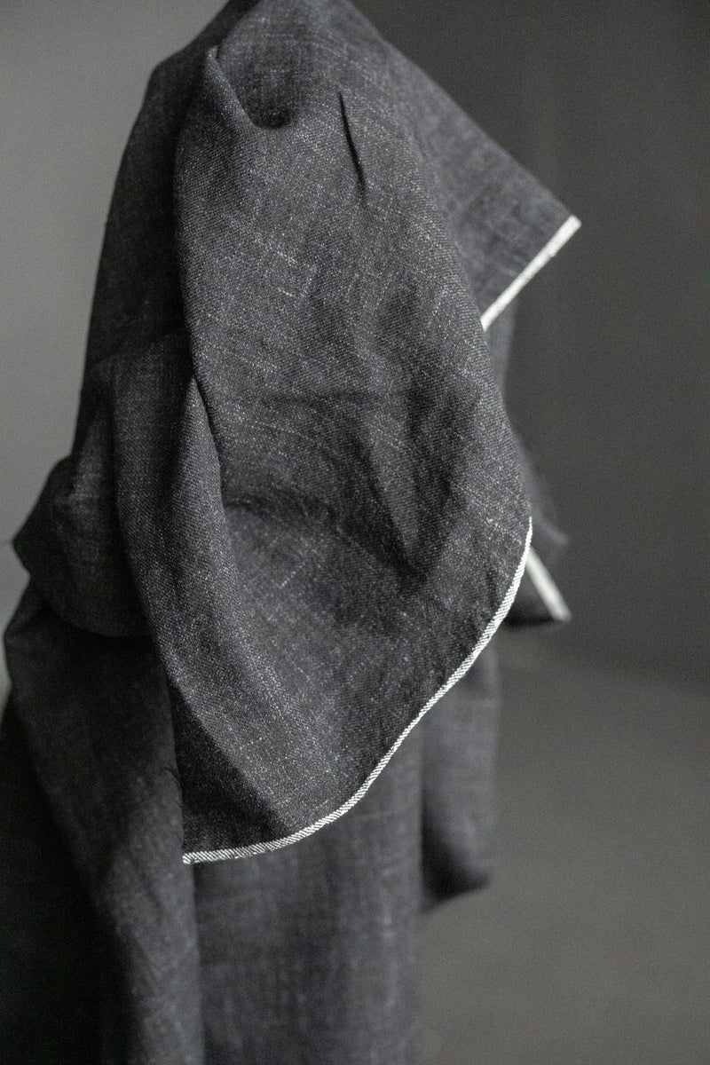 Japanese Linen/Wool Twill - Moto
