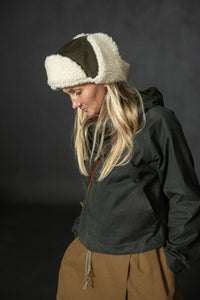 Piece for Alberta - Natural Wool Sherpa