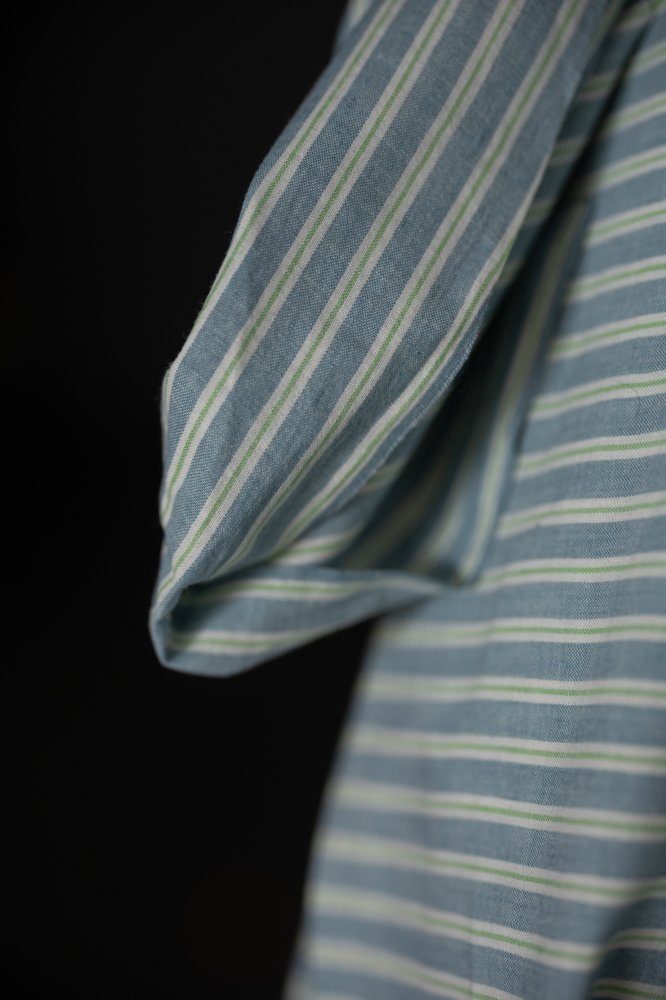 handwoven cotton strip fabric
